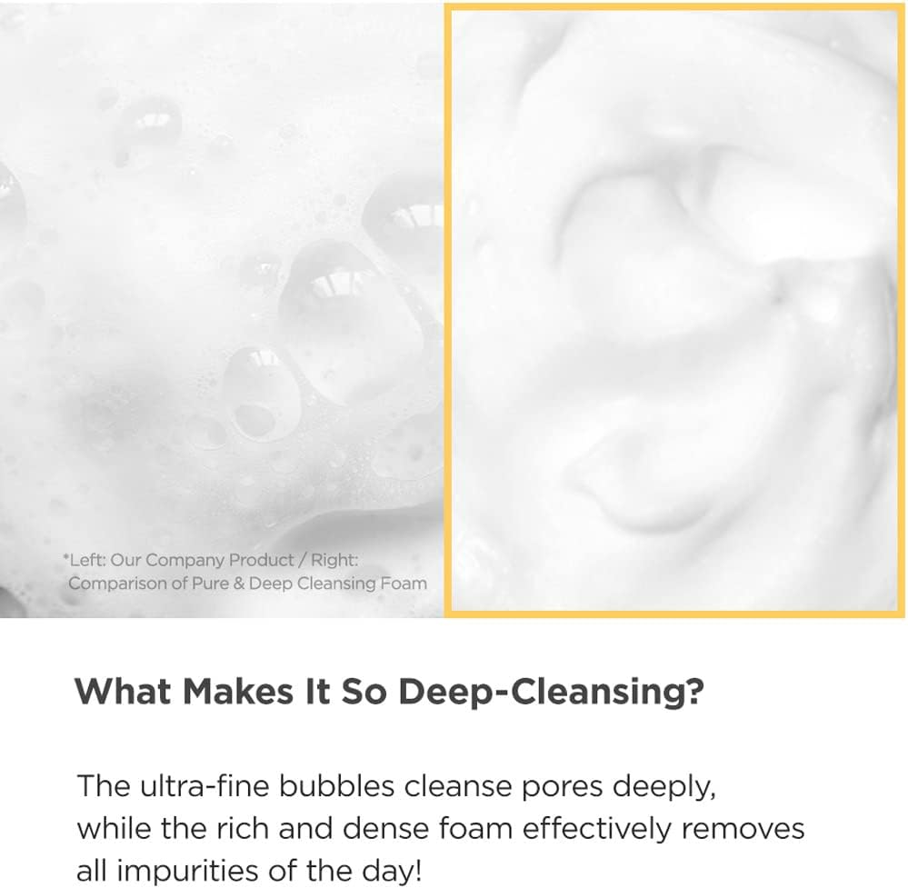 PURE & DEEP CLEANSING FOAM (200ml)
