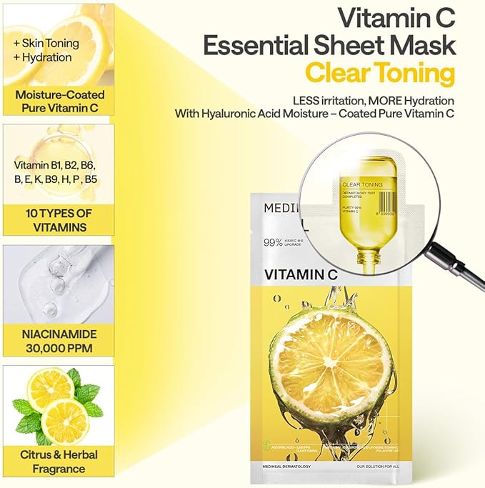 VITAMIN C ESSENTIAL MASK – CLEAR TONING