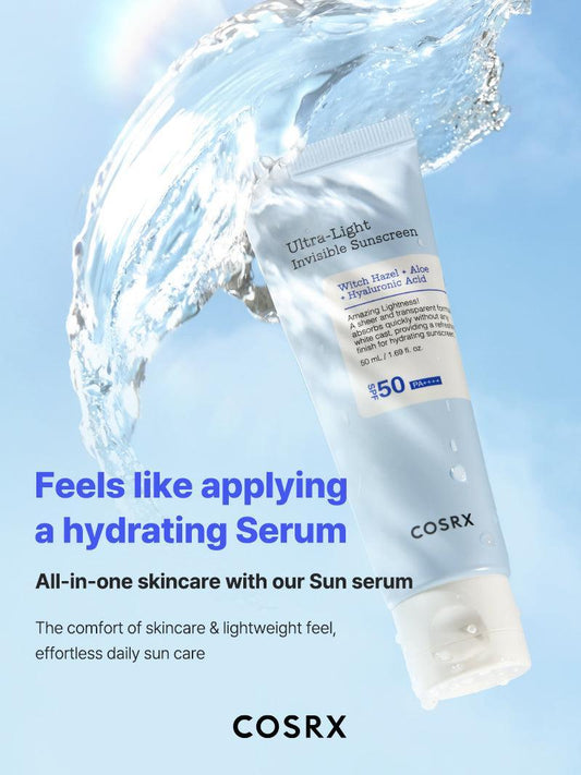 ULTRA LIGHT INVISIBLE SUNSCREEN SPF 50 PA++++ (50ml)
