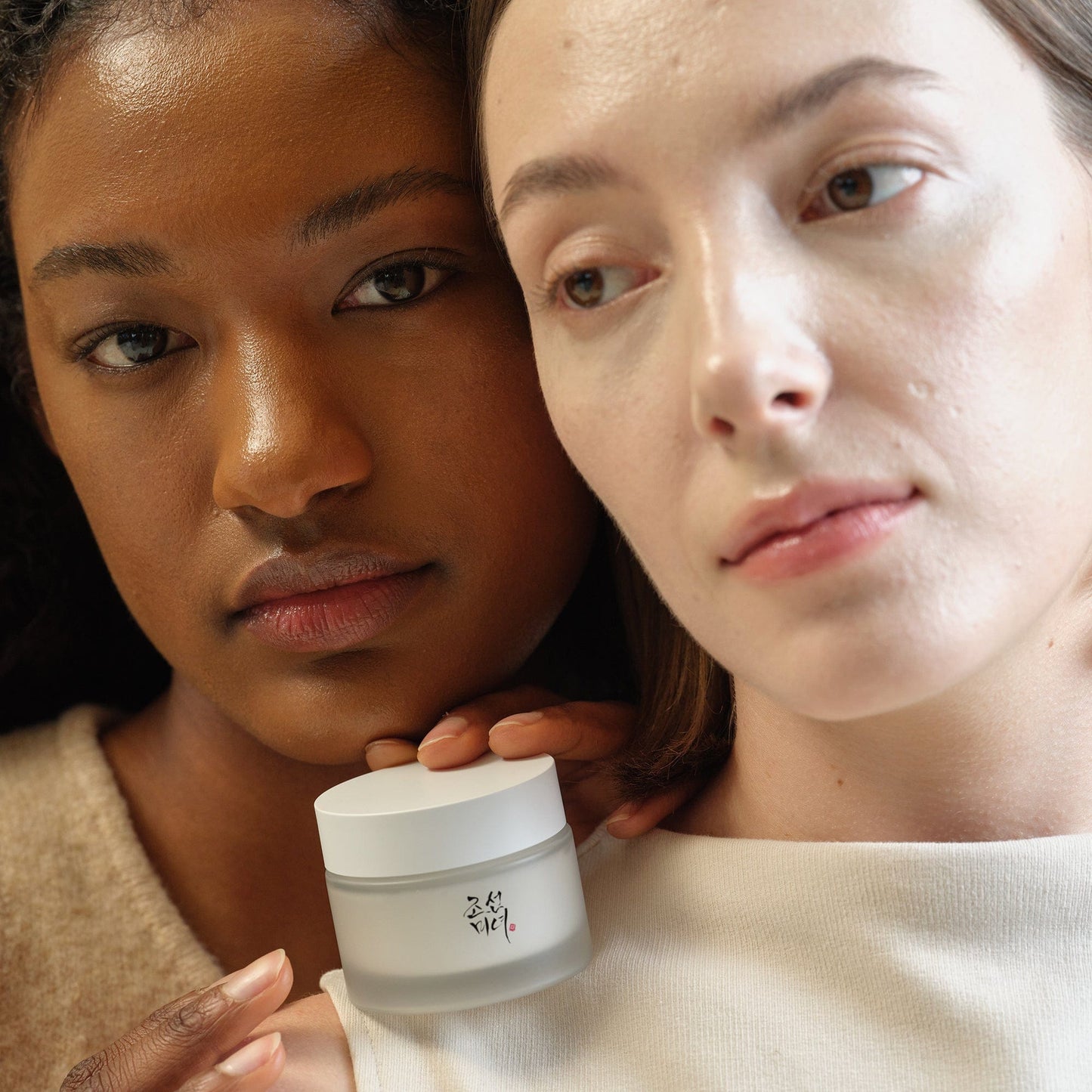 Dynasty Cream 50ml – diverse models showcasing gentle, glow-boosting Korean moisturizer.