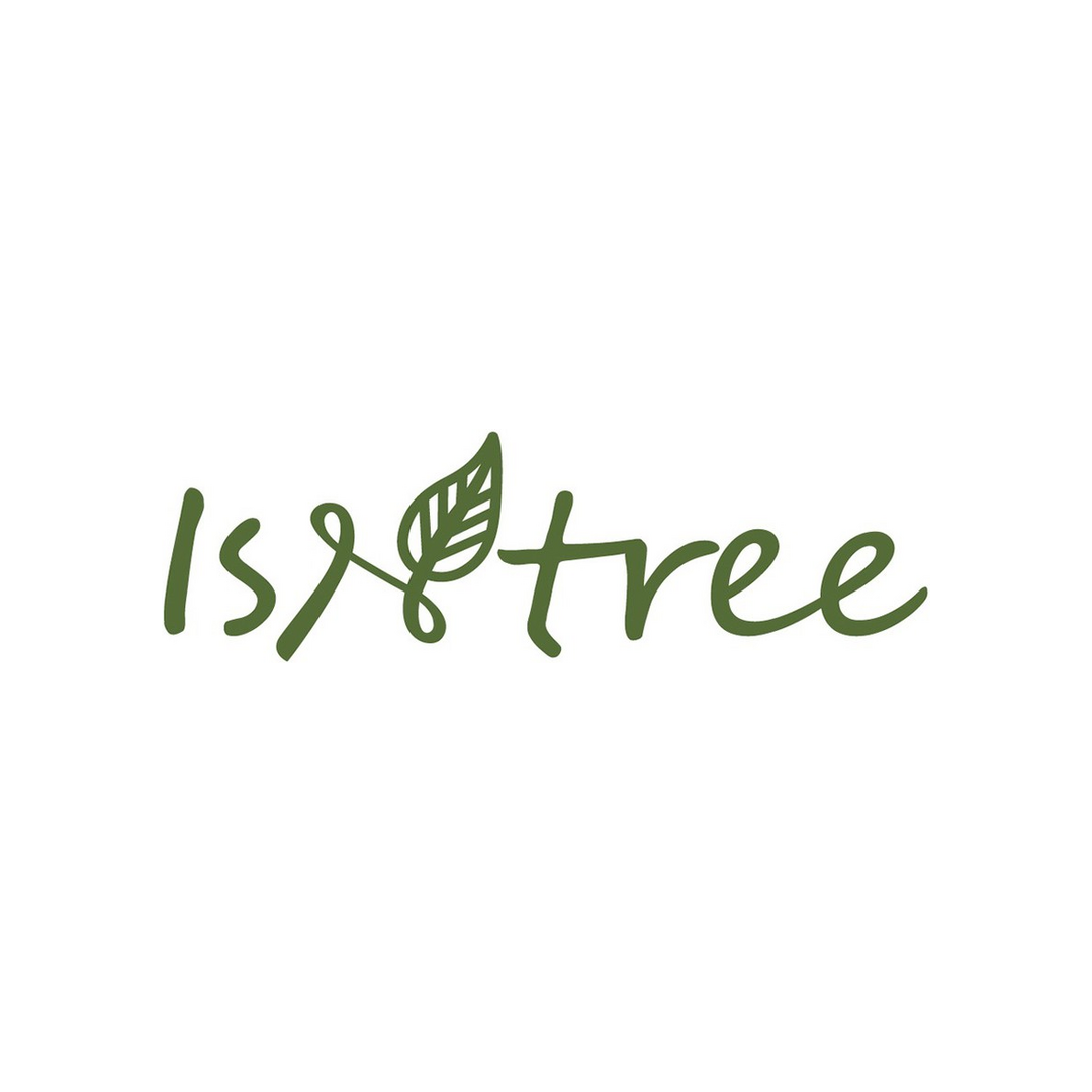 Isntree logo — gentle eco-formulated Korean skincare with green-tea and hyaluronic-acid hydration — at K-BEAU online