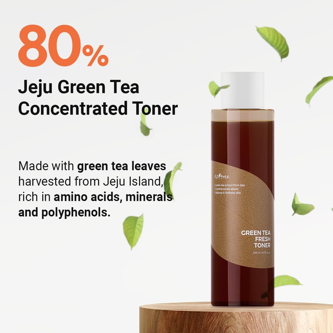 Green Tea Fresh Toner – Sebum Control & Hydration | IsNtree