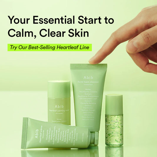 HEARTLEAF CALMING TRIAL KIT (FOAM 30ml+TONER 30ml+SERUM 15ml+CREAM 20ml)