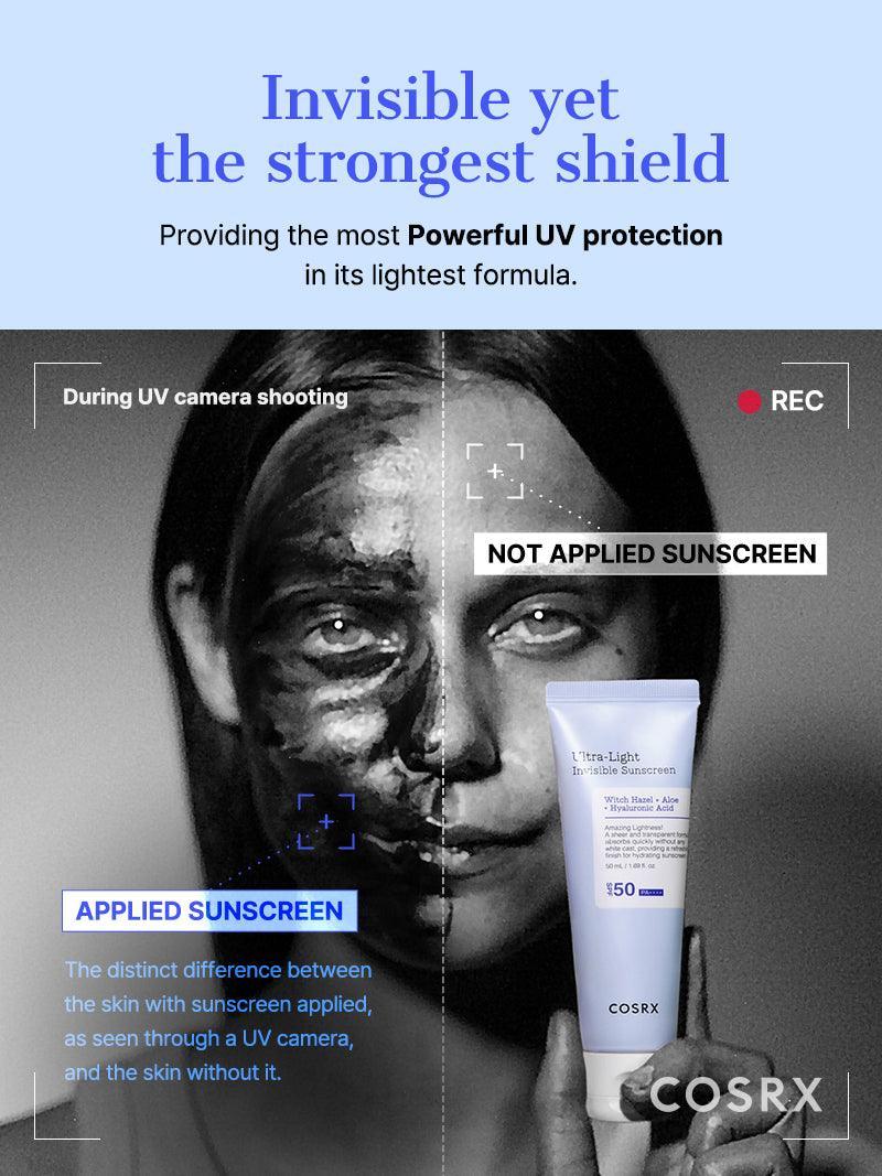 ULTRA LIGHT INVISIBLE SUNSCREEN SPF 50 PA++++ (50ml)