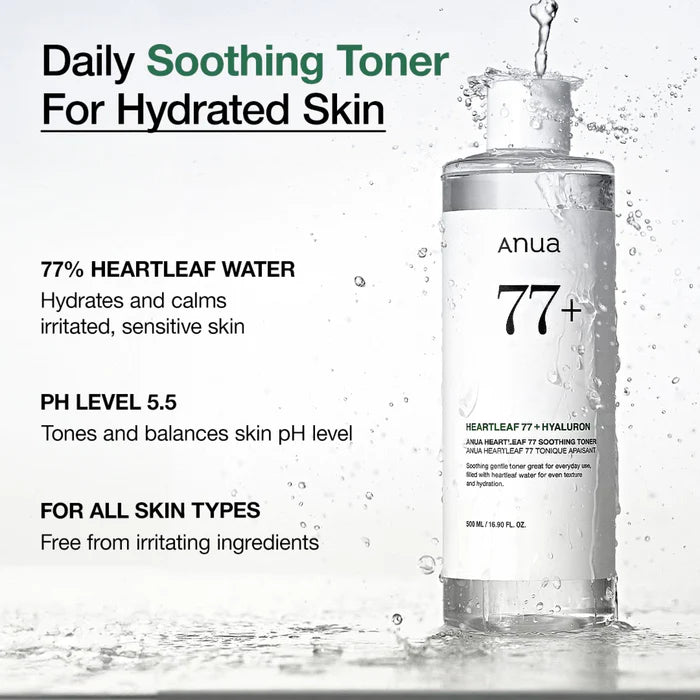 HEARTLEAF 77% SOOTHING TONER (40ml)