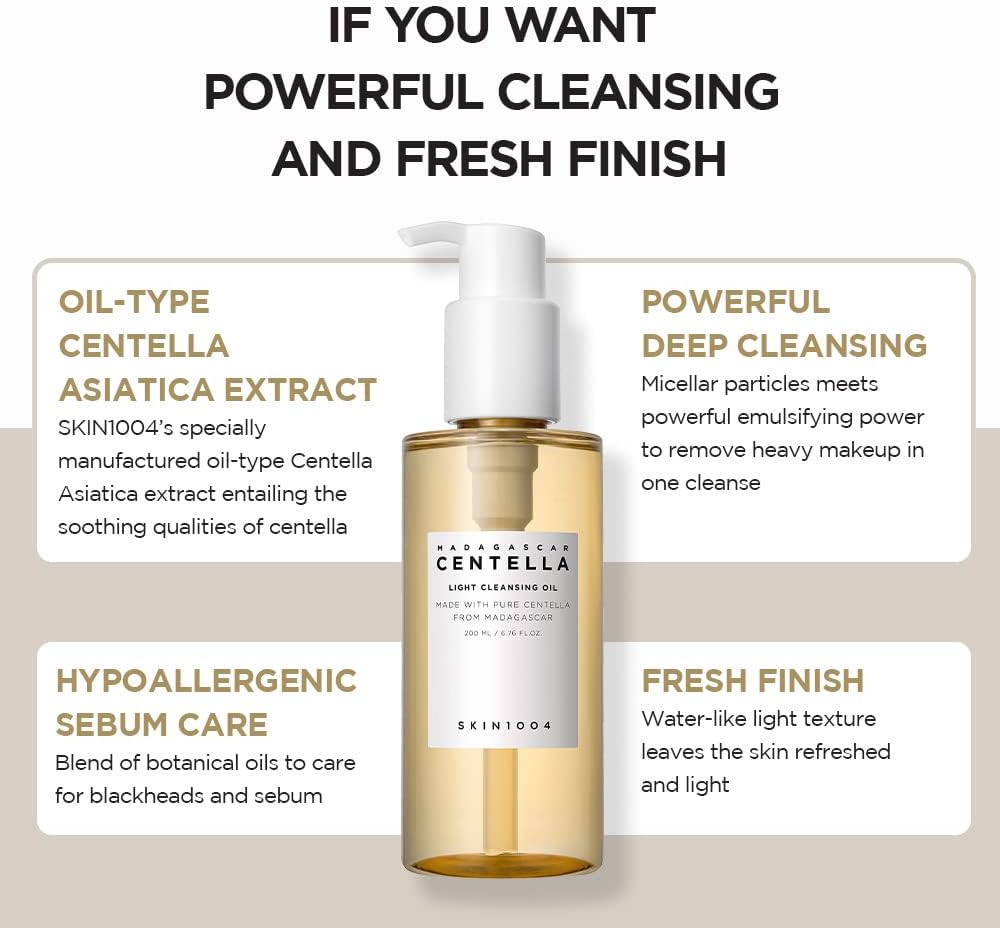 MADAGASCAR CENTELLA LIGHT CLEANSING OIL (30ml)