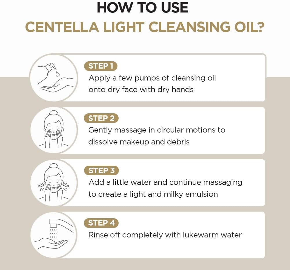 MADAGASCAR CENTELLA LIGHT CLEANSING OIL (30ml)