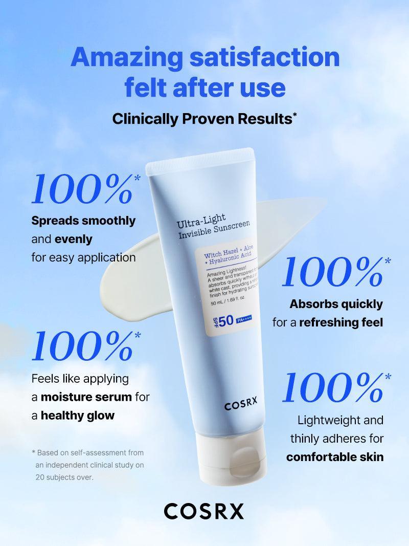 ULTRA LIGHT INVISIBLE SUNSCREEN SPF 50 PA++++ (50ml)