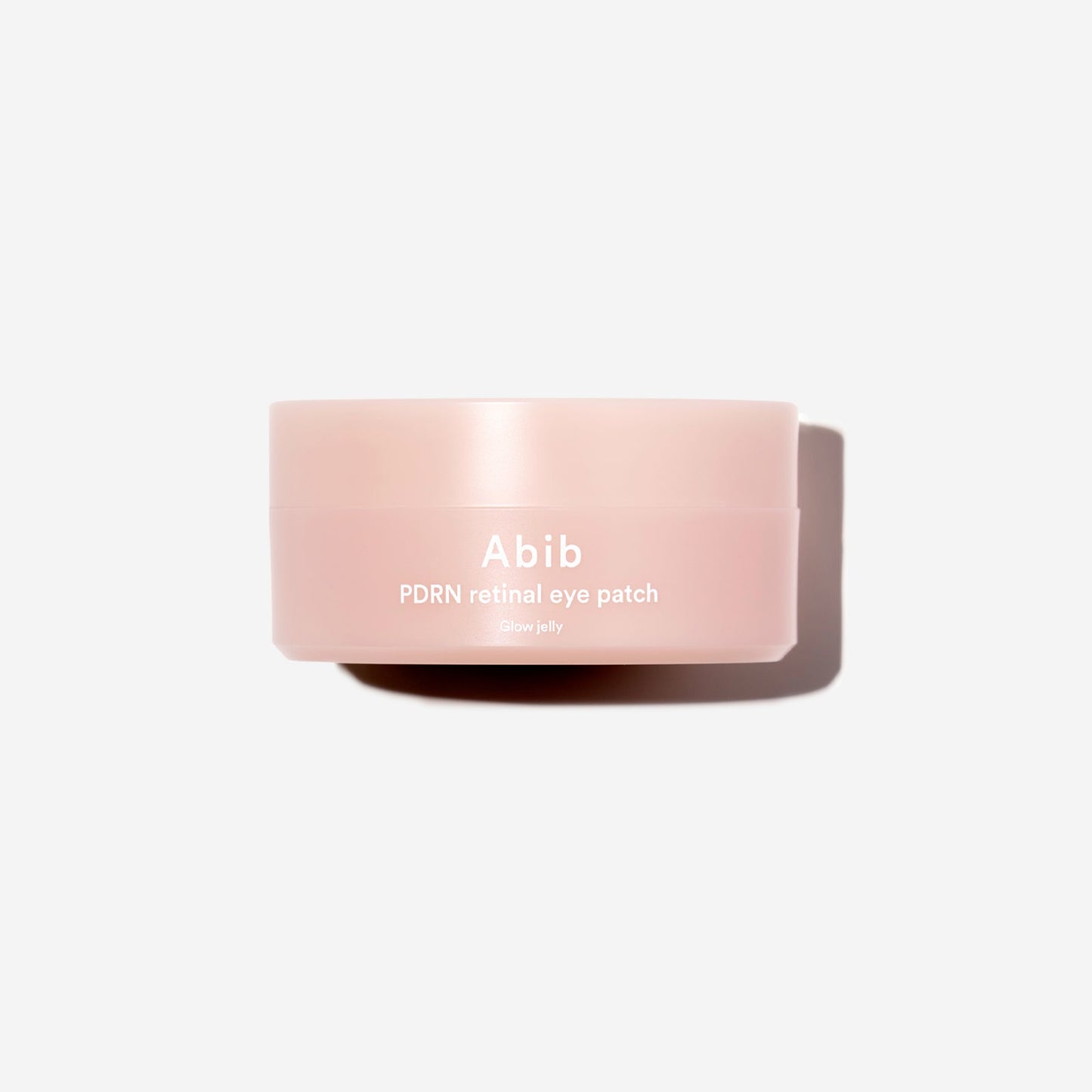 Abib PDRN Retinal Eye Patch Glow Jelly pink product jar for Korean under-eye care.