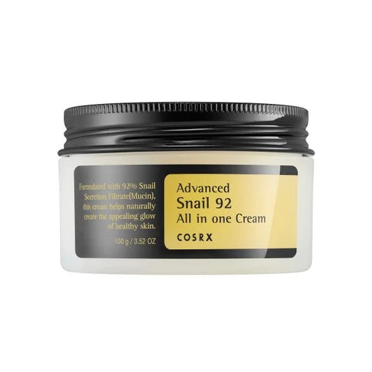COSRX Advanced Snail 92 All in One Cream 100g – Korean skincare moisturiser with 92% snail mucin for repairing and hydrating skin – K-Beauty Australia