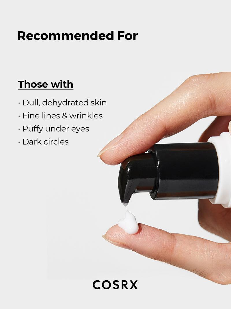 Snail Peptide Eye Cream recommended for dull skin, fine lines, puffiness and dark circles