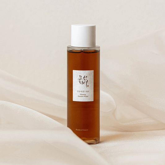 Beauty of Joseon Ginseng Essence Water bottle minimalist product shot – hydrating & anti-aging Korean skincare toner.